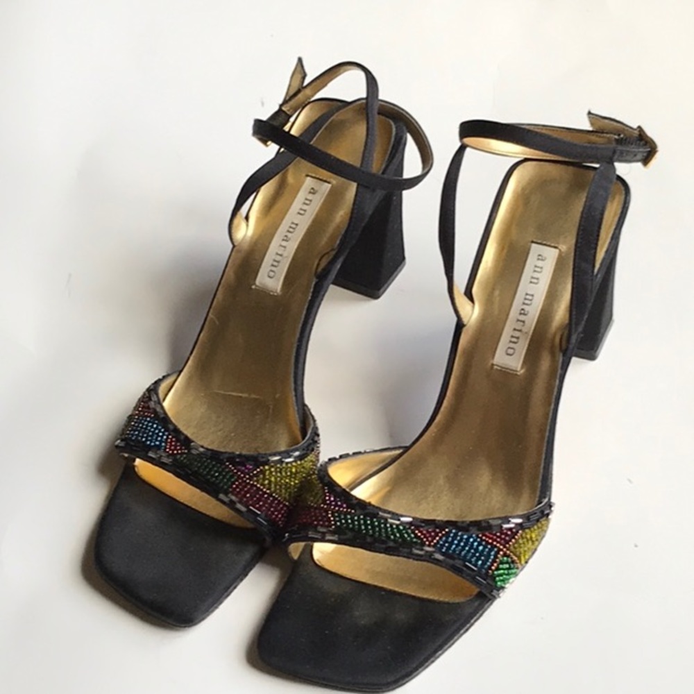 Ankle strap Dan Marino sandals, size 8
